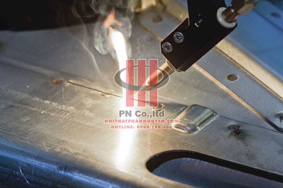 Hàn laser Inox - Nội thất Phan Nguyễn